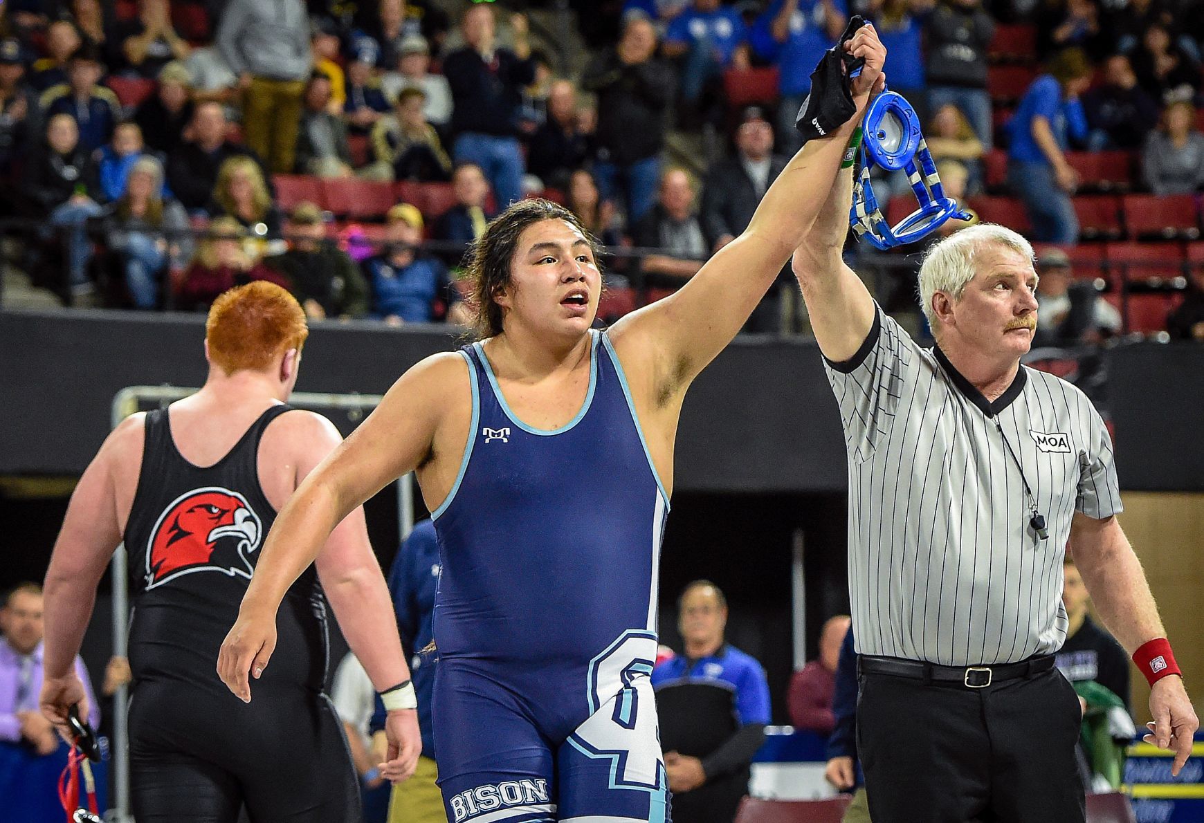 Day two of the wrestling tournament